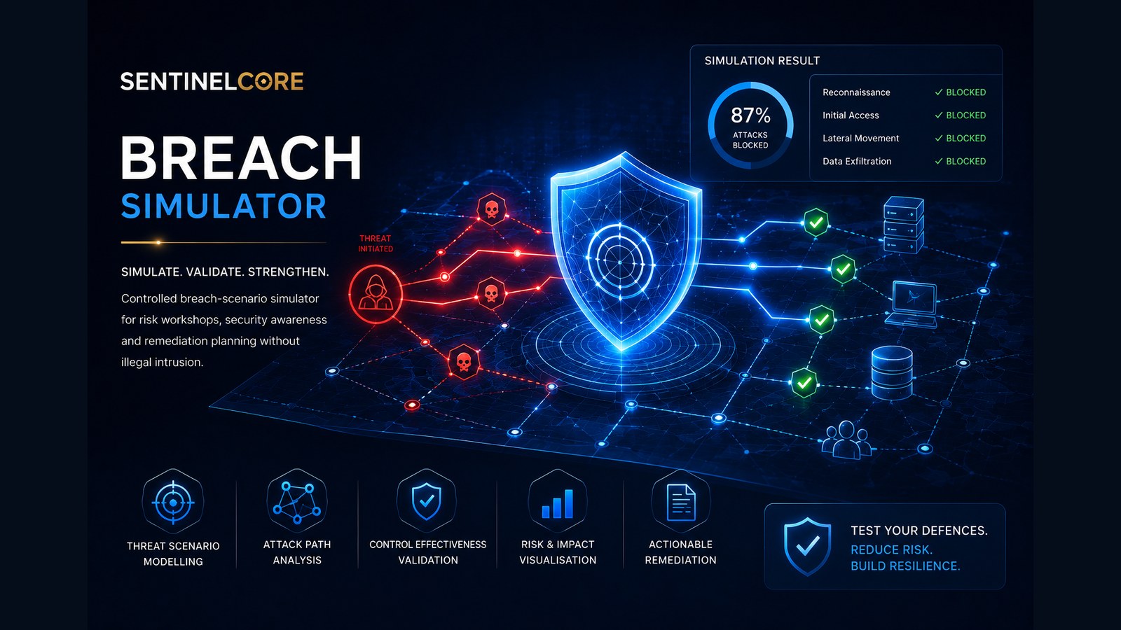 SentinelCoreHQ BreachSimulator