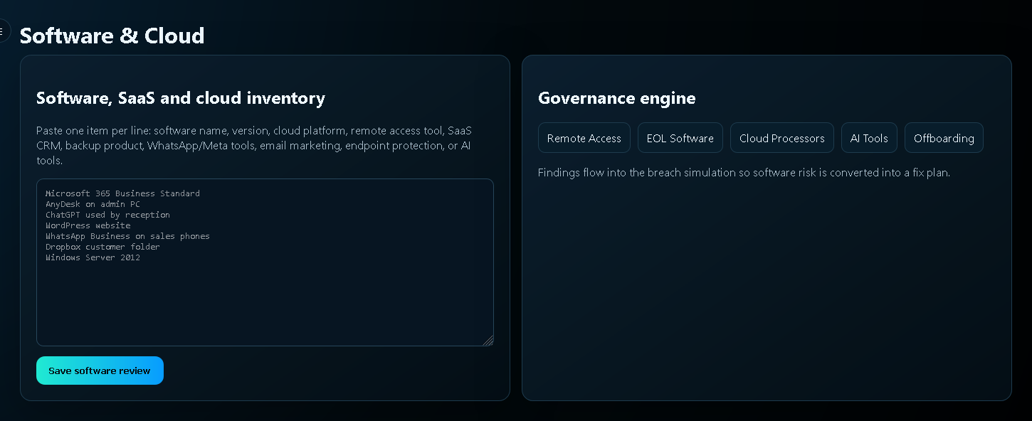 SentinelCoreHQ BreachSimulator screenshot 1